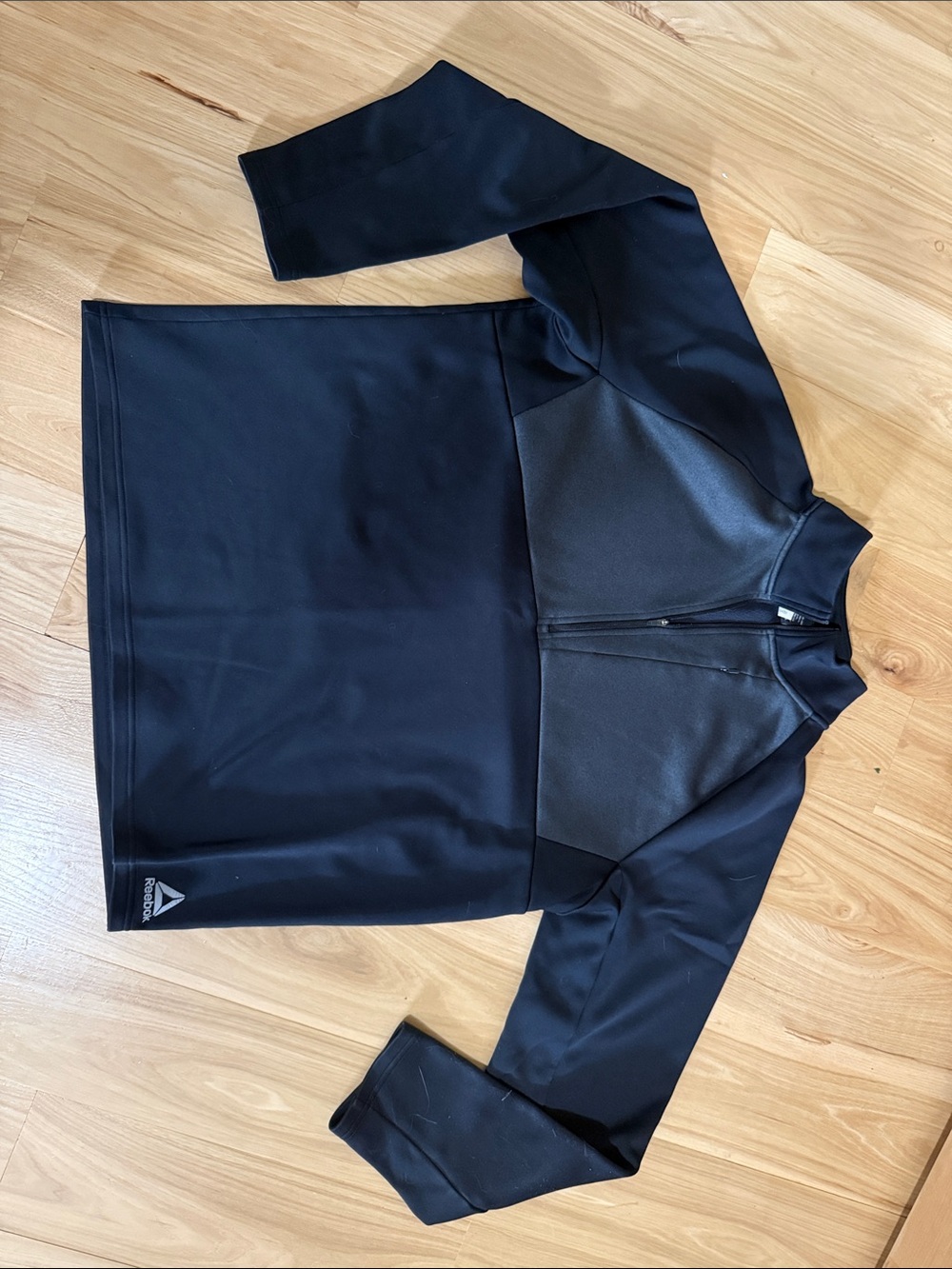 Reebok Black Half-Zip Pullover